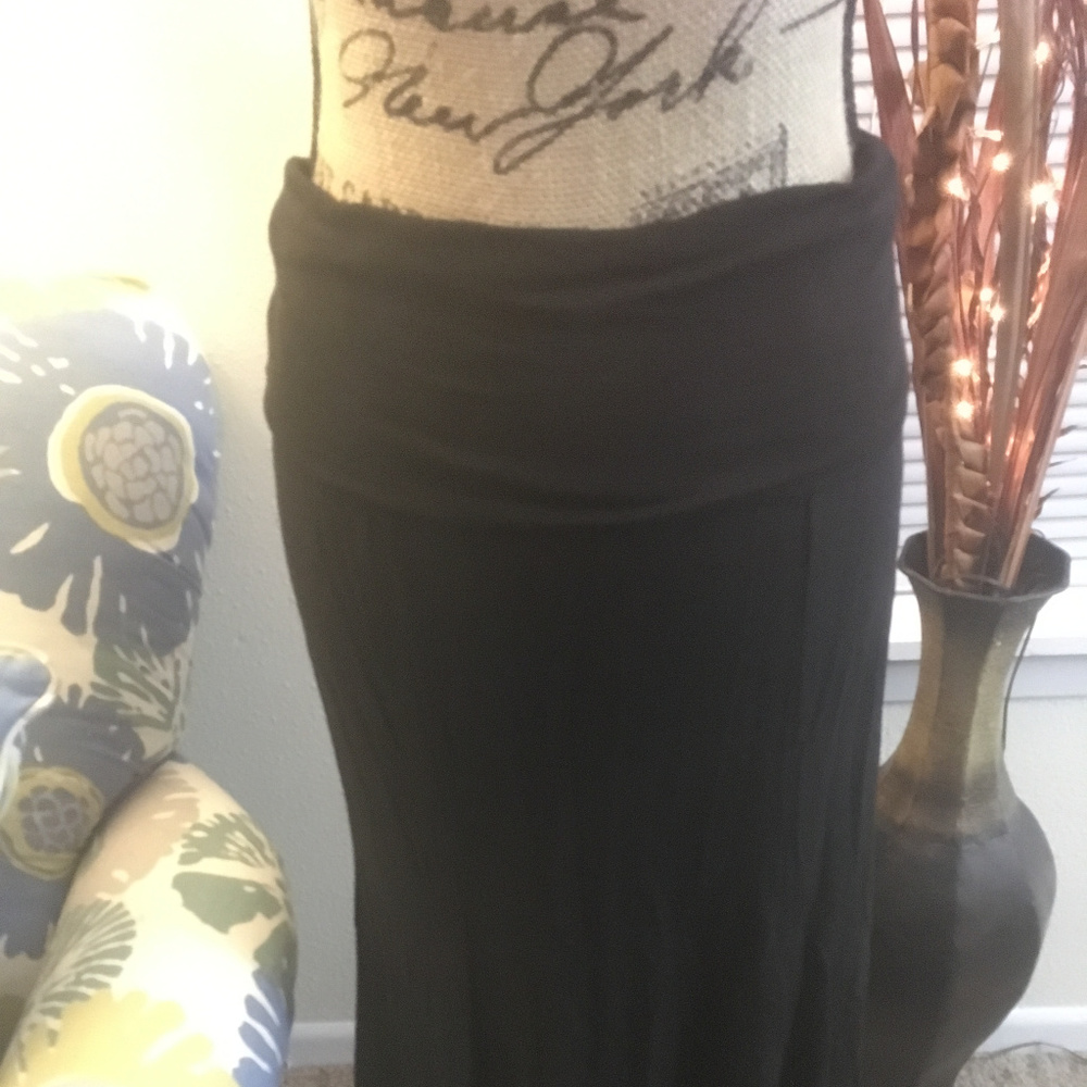 NWT Arden B long black maxi skirt XS extra small